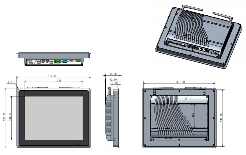 Capacitive Touch Screen Monitor