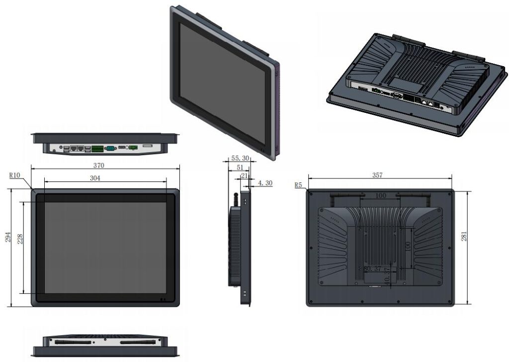Capacitive Touch Screen Monitor