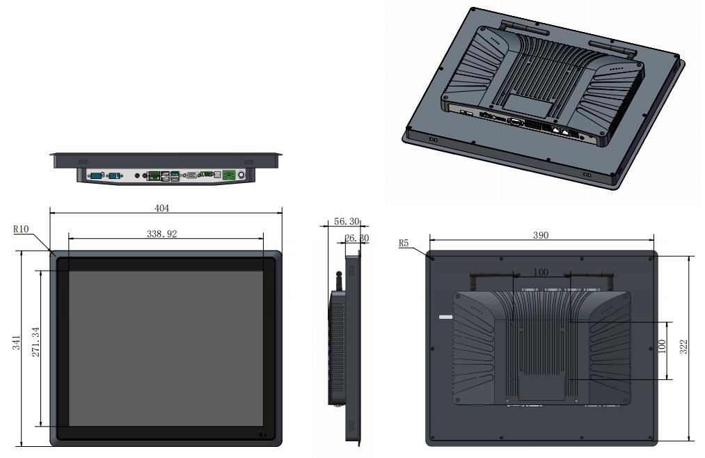Capacitive Touch Screen Monitor
